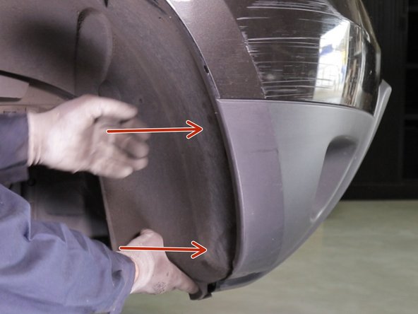 Replacer et le pare boue et revisser toutes les vis