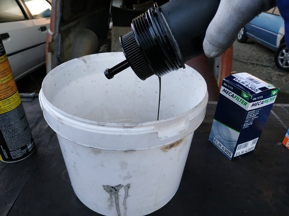 laisser à égoutter le filtre