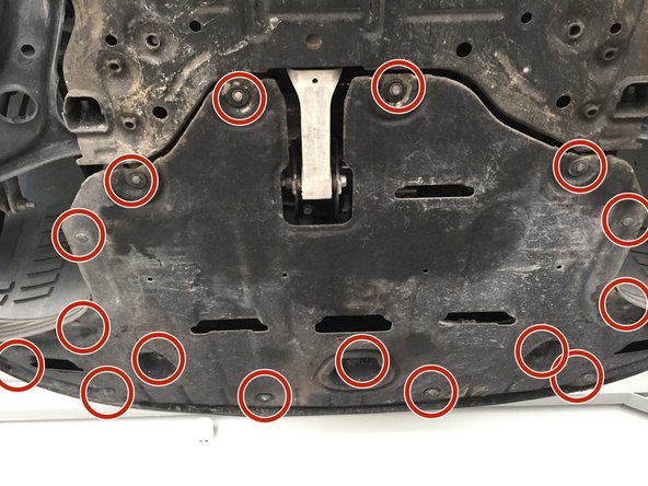 
Replace the clips and screws
