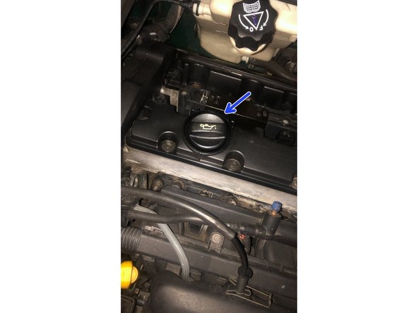 Reperer le bouchon de remplissage