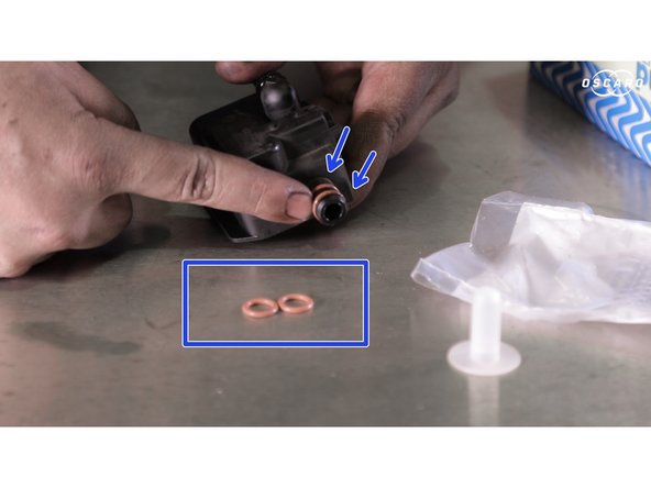 Vérifier la présence des deux nouveaux joints du réchauffeur