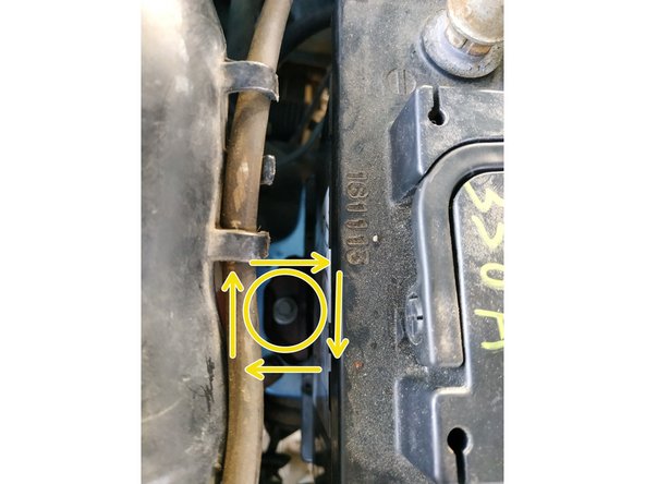 visser la patte de fixation, clé de 10mm