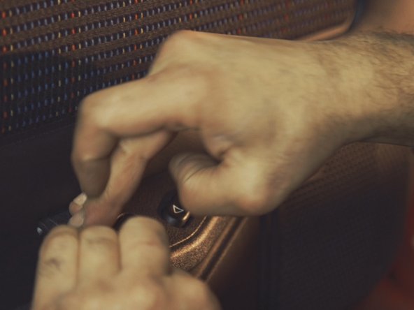 
Replace the plastic cover on the controls
