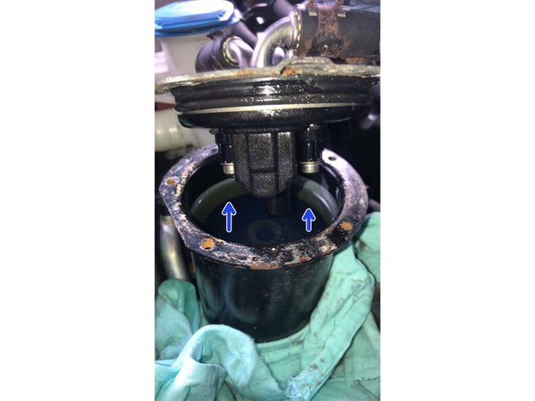 Sortir l'ancien filtre