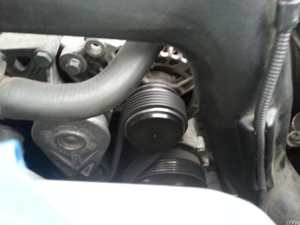 remettre la courroie en place