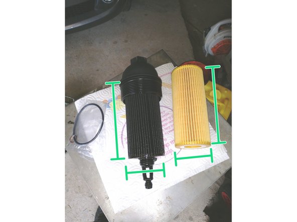 Comparer le filtre usagé au neuf pour vérifier qu'ils sont identiques