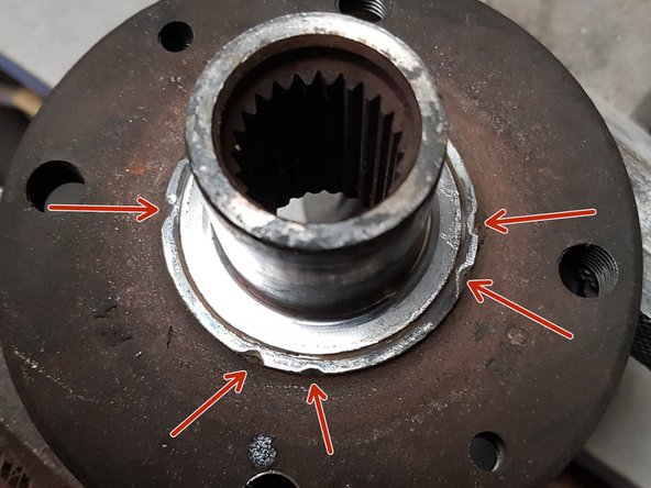 Dommages du décolleur de roulement.