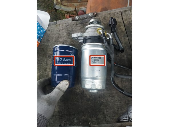 avant d'aller plus loin comparer les filtres (taille, diamètre, références...) pour s'assurer d'avoir le bon