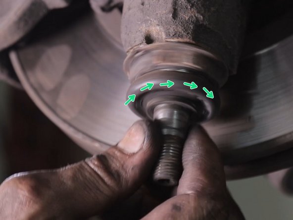 Dévisser et retirer la rotule à la main