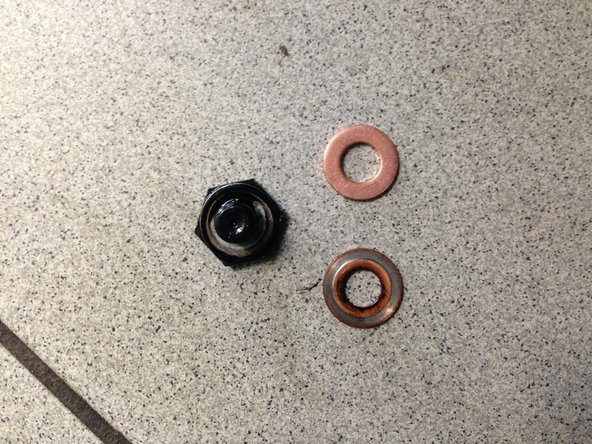 Remplacer le joint du bouchon de vidange