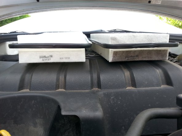 Comparer les dimensions des filtres à air( hauteur, largeur , longueur )