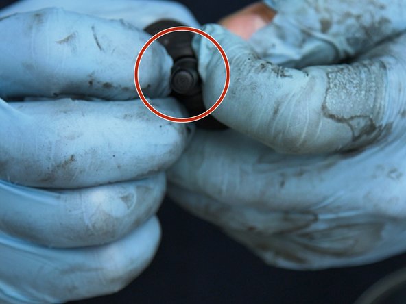 Replacer le nouveau joint (récupérer sur le bouchon) sur le capteur