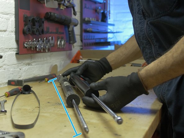 Comparer les dimensions des nouveaux amortisseurs avec les anciens