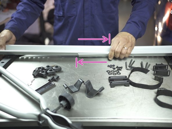 Superposer les deux rails pour n'en former qu'un