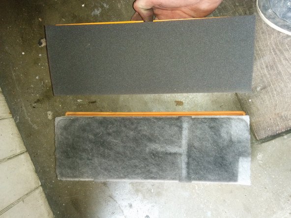 Comparer les dimension de l'ancien et du nouveau filtre à air