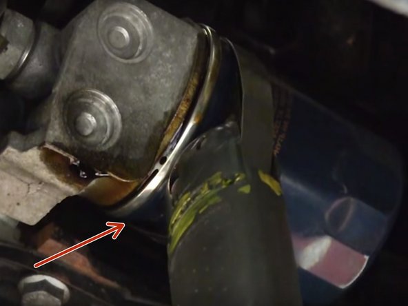 Dégraisser le joint du nouveau filtre