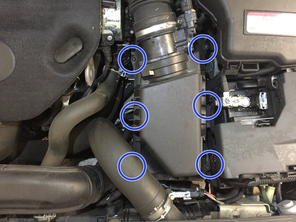 Fermer la boite à air