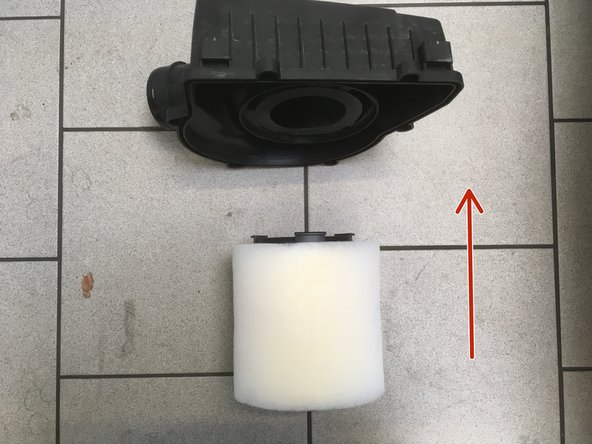 Insérer le nouveau filtre