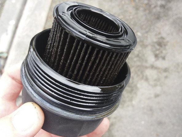 Comparer l'ancien et le nouveau filtre à huile (référence, diamètre,longueur...)