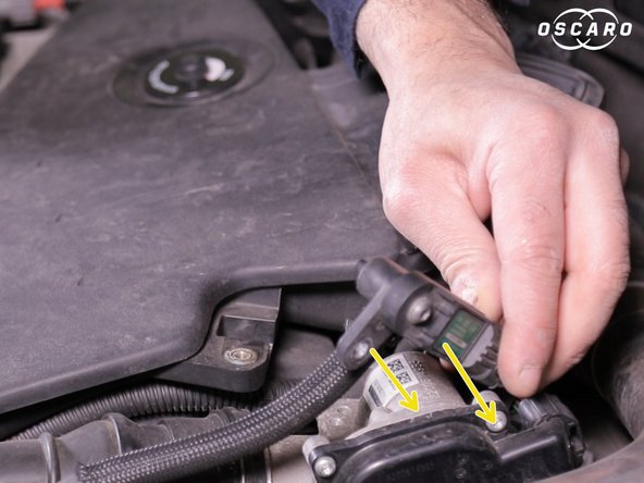 Placer le capteur de pression sur le coté