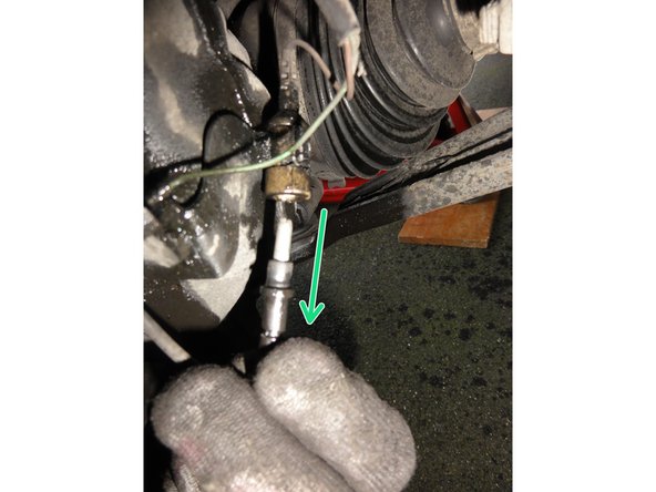 Déconnecter le capteur d'usure