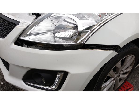 
All you have to do is follow all the steps in reverse order to reassemble the bumper (starting from step 8):
