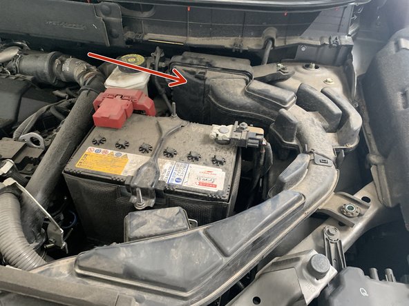 Localisé le filtre à air