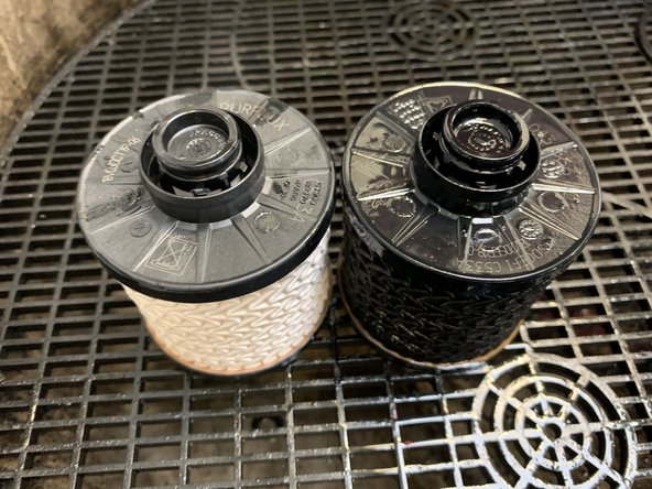 Vérifier la correspondance entre l'ancien et le nouveau filtre à carburant