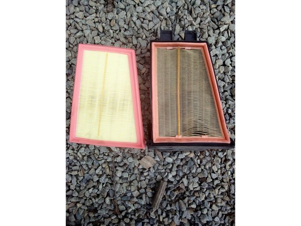 Comparer avec le filtre neuf