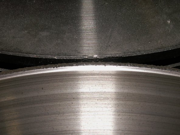 On peut comparer l'état de l'ancien disque et du nouveau