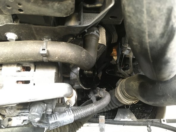 Remonter le filtre à huile en le serrant à la main