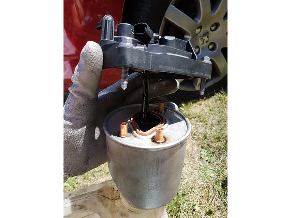 Déposer le filtre à gazole