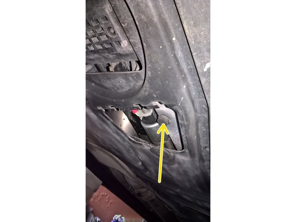 Placer un contenant de 6 litres minimum sous le bouchon puis dévisser et enlever le bouchon de vidange