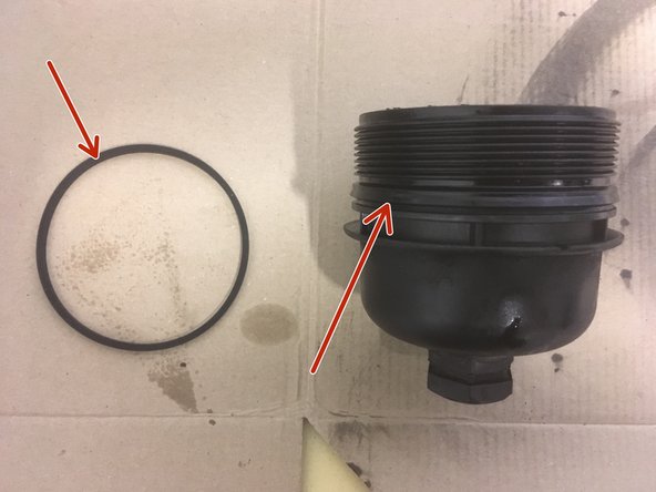 Remplacer le joint du filtre à huile