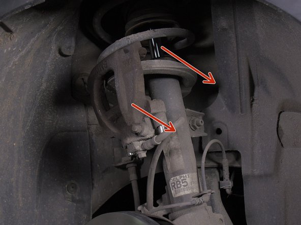 Retirer l'étrier du ressort et le nettoyer avec du nettoyant frein