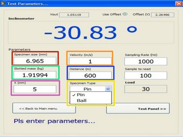 Click &quot;PRODUCTION TEST&quot; from main manu after exiting the &quot;Tools&quot; window