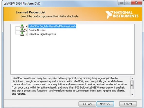 View and select the available licenses. By default, they will all be selected, but you have the option of excluding any deemed unnecessary.