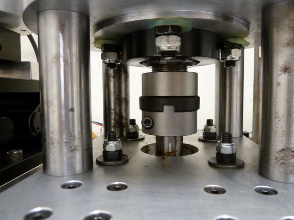 Join all three parts together and tighten the hex screw on the bottom coupling