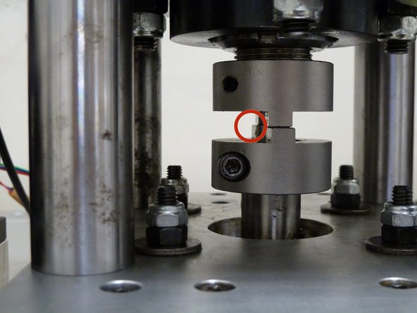 Notice the misalignment of the two back teeth