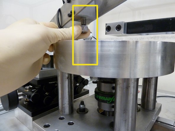 Vertically screw the ball holder cap back to the ball holder