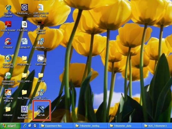 Navigate to Desktop -&gt; MacTalk and open the MacTalk software.