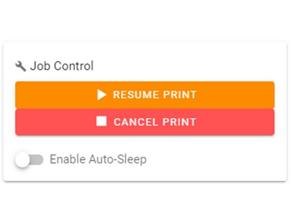 2. This is your progress bar for your current job (print)