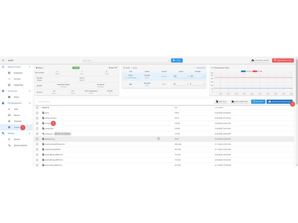 1. Using the navigation drawer is the fastest way to get to the System  category.