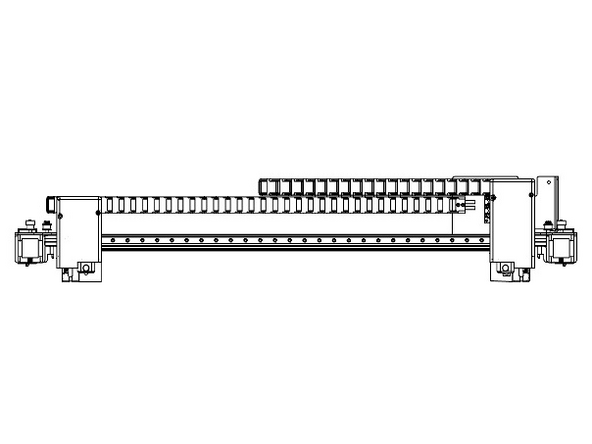 In this step we will be removing the X and U motors to allow access for mounting the XU Axis on the Y Axis. Please be mindful of the hotends to ensure they aren't damaged while prepping this component.