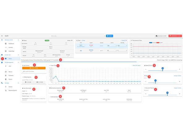 1. Using the navigation drawer is the fastest way to get to the Status category.