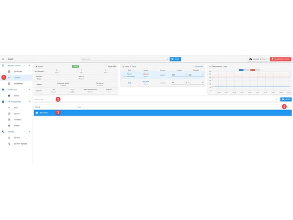 1. Using the navigation drawer is the fastest way to get to the Console category.