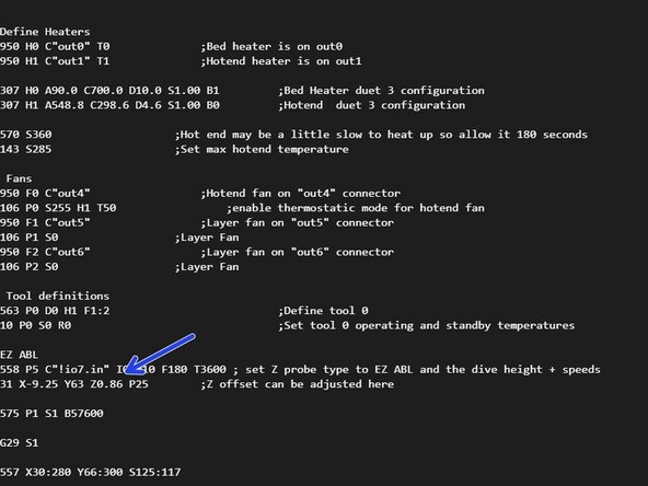 Our example should look like this when done. G31 X-9.25 Y63 Z0.86