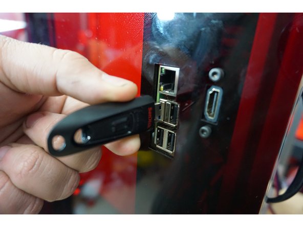 Plug the Power Cord into the right side of the Daedalus Unit.