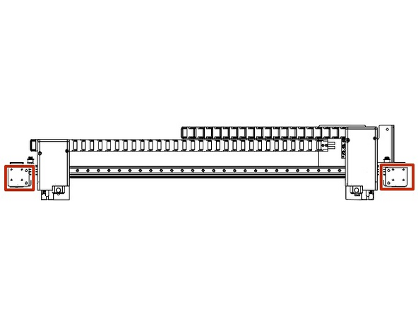 First unplug the stepper wiring harness from the top of the stepper motors on both the X and U