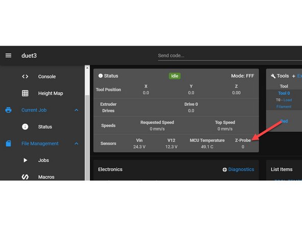 Now that all endstops and probes work we will now home the machine.